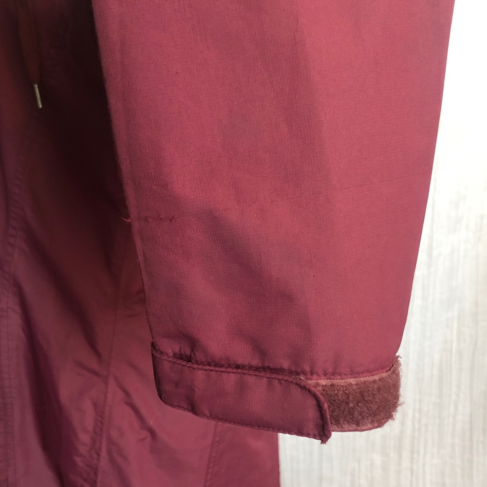 MOUNTAIN WAREHOUSE size 8 waterproof hooded zip up raincoat jacket 3/4 length - Picture 8 of 16